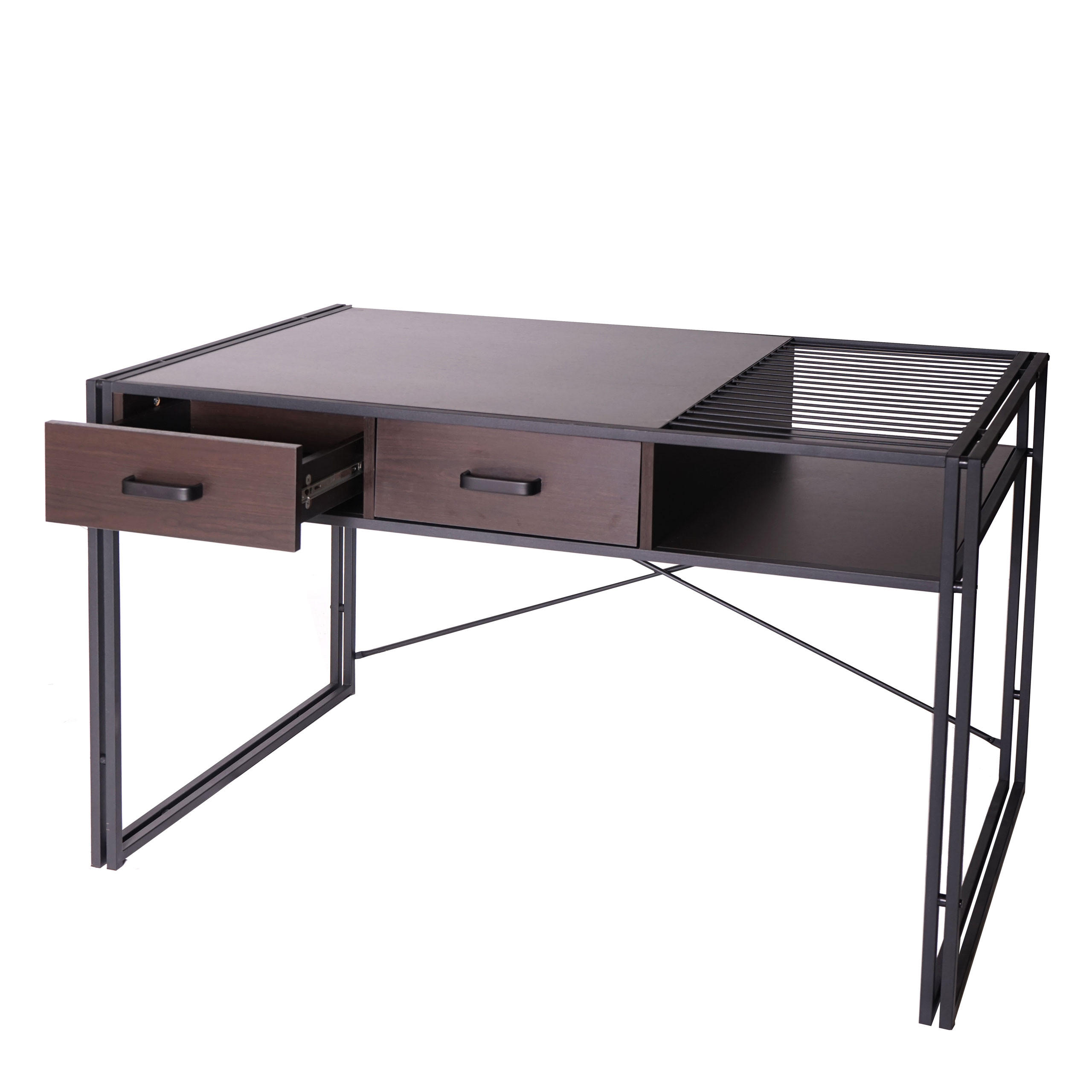 SCHREIBTISCH rechteckig Dunkelbraun - Dunkelbraun, Holzwerkstoff (76/120/73cm) - MCW
