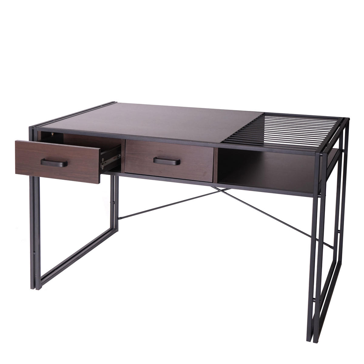 SCHREIBTISCH rechteckig Dunkelbraun - Dunkelbraun, Holzwerkstoff (76/120/73cm) - MCW