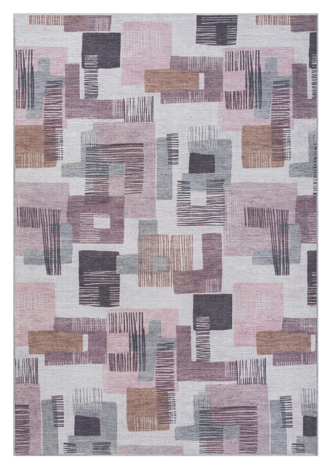 TEPPICH Mira Altrosa,Cognac,Anthrazit 160/230 cm - Altrosa, Textil (160/230cm) - My-Rug