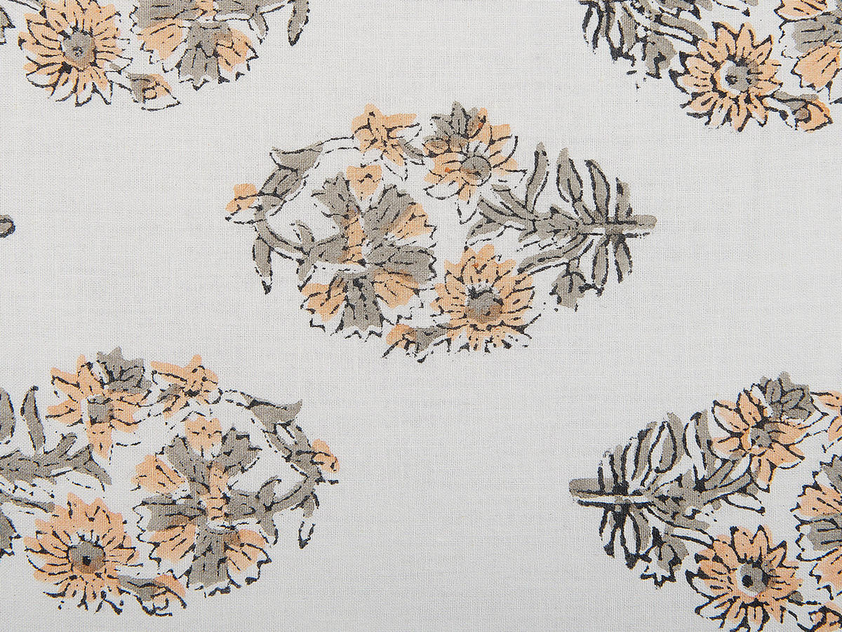 DEKOKISSEN Weiß 45/45 cm Sativus - Weiß, Naturmaterialen/Textil (45/45cm) - Beliani