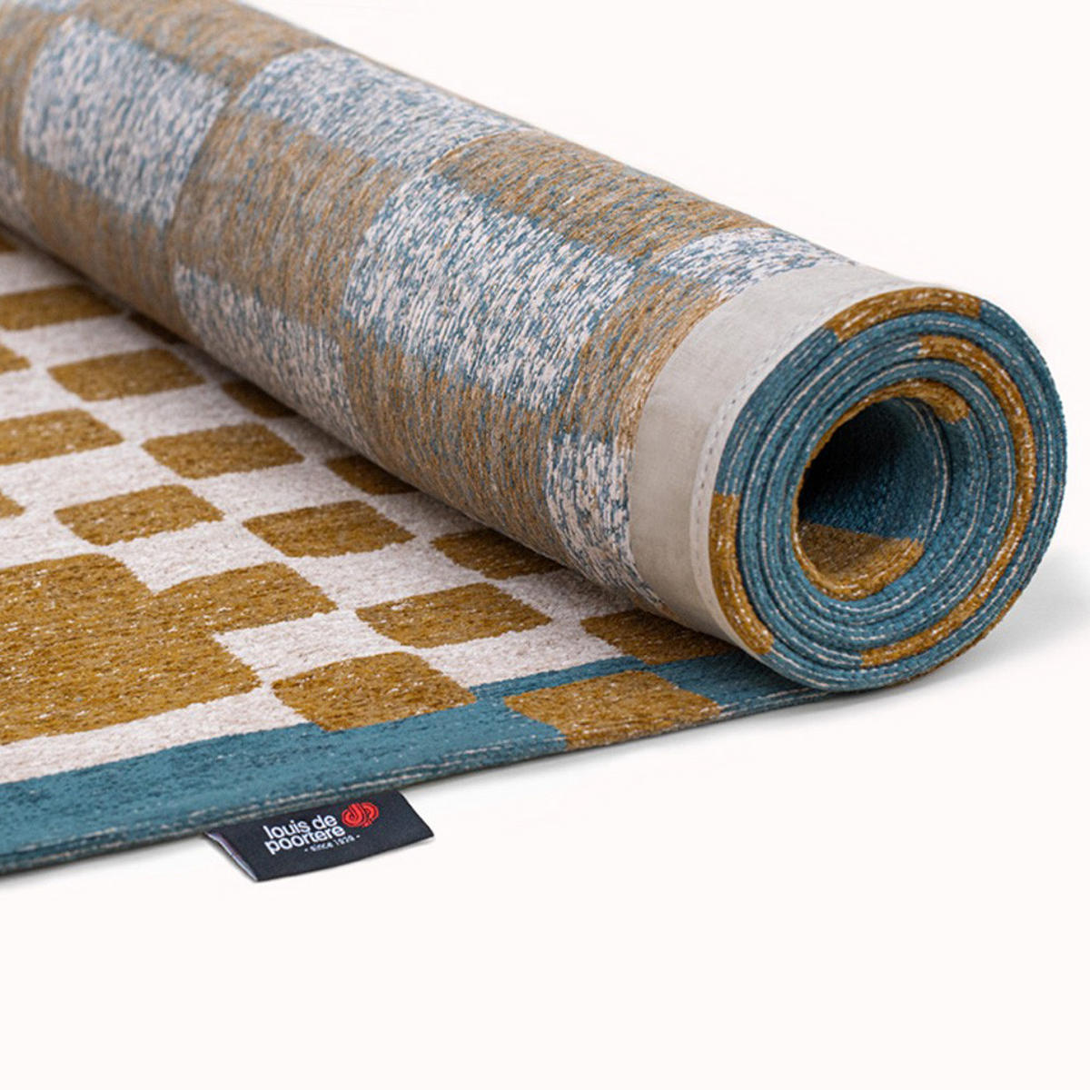 TEPPICH Honey Craft Chess 170/240 cm - Gelb, Textil (170/240cm) - Louis De Poortere