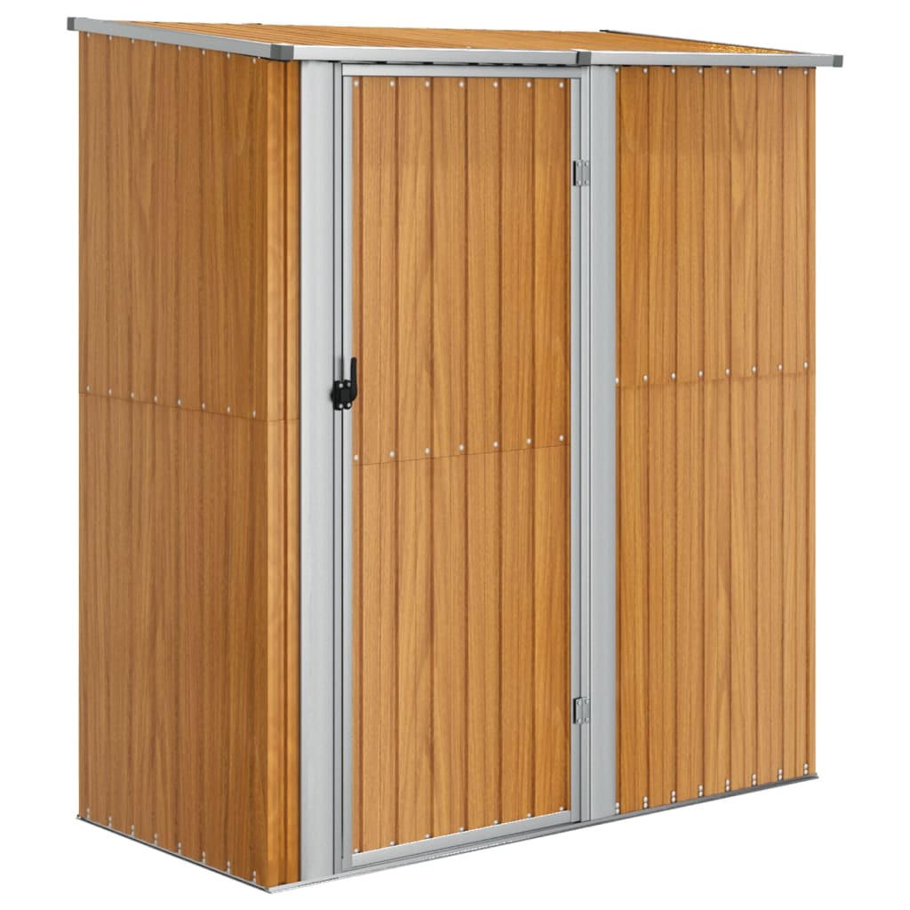 vidaXL Geräteschuppen Braun 97x209.5x180.5 cm
