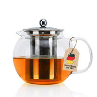 TEEKANNE mit Filter 650ml - Transparent, Glas (0.65L) - Intirilife