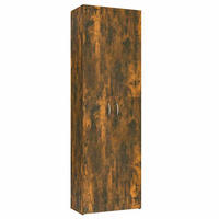 BÜROSCHRANK Räuchereiche 60/32/190 Cm Holzwerkstoff - Braun, Holzwerkstoff (32/190/60cm) - vidaXL