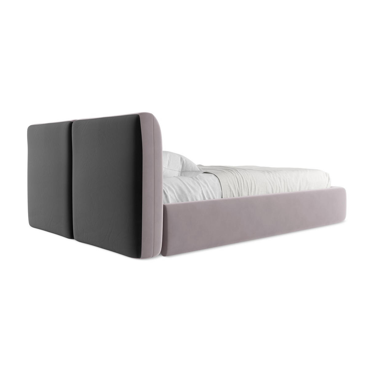 POLSTERBETT mit Bettkasten und Lattenrost 160x228 Violett - Lila/Flieder, Kunststoff/Textil (140/200cm) - LaMiaSofa