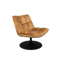 SESSEL Bar Bouclé Goldbraun - Braun, Textil (76/78/74cm) - Dutchbone