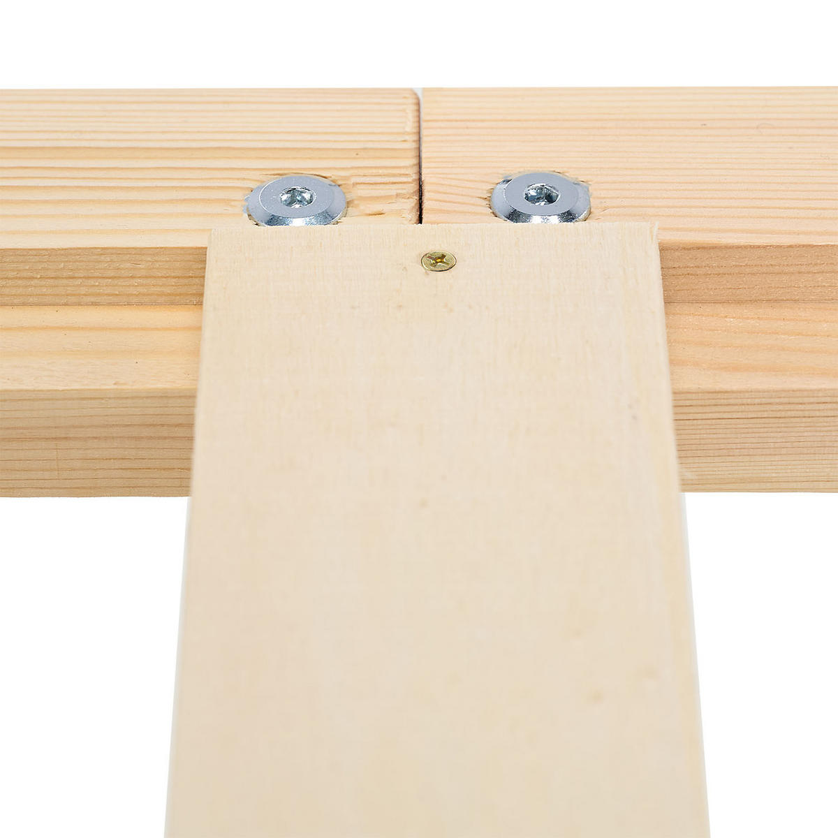 HOLZBETT mit Lattenrost 120/200 cm natur - Naturfarben, Holz (120/200cm) - Homestyle4u