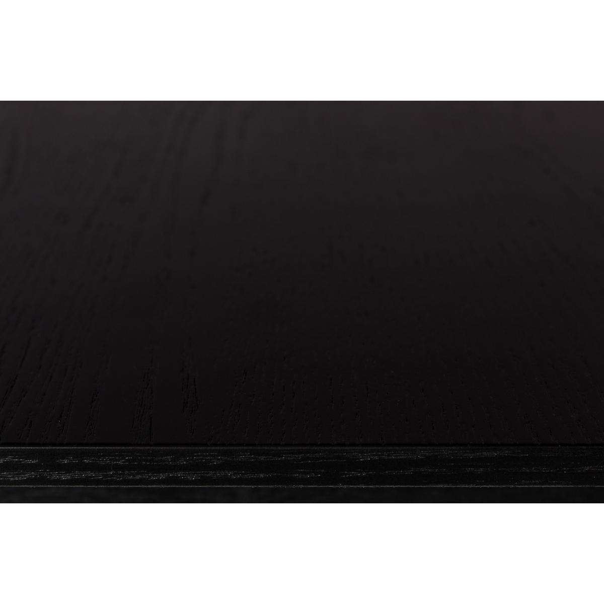 ESSTISCH Glimps Ausziehbarer 120/162x80 cm Schwarz - Schwarz, Holz (120/80/76cm) - Zuiver