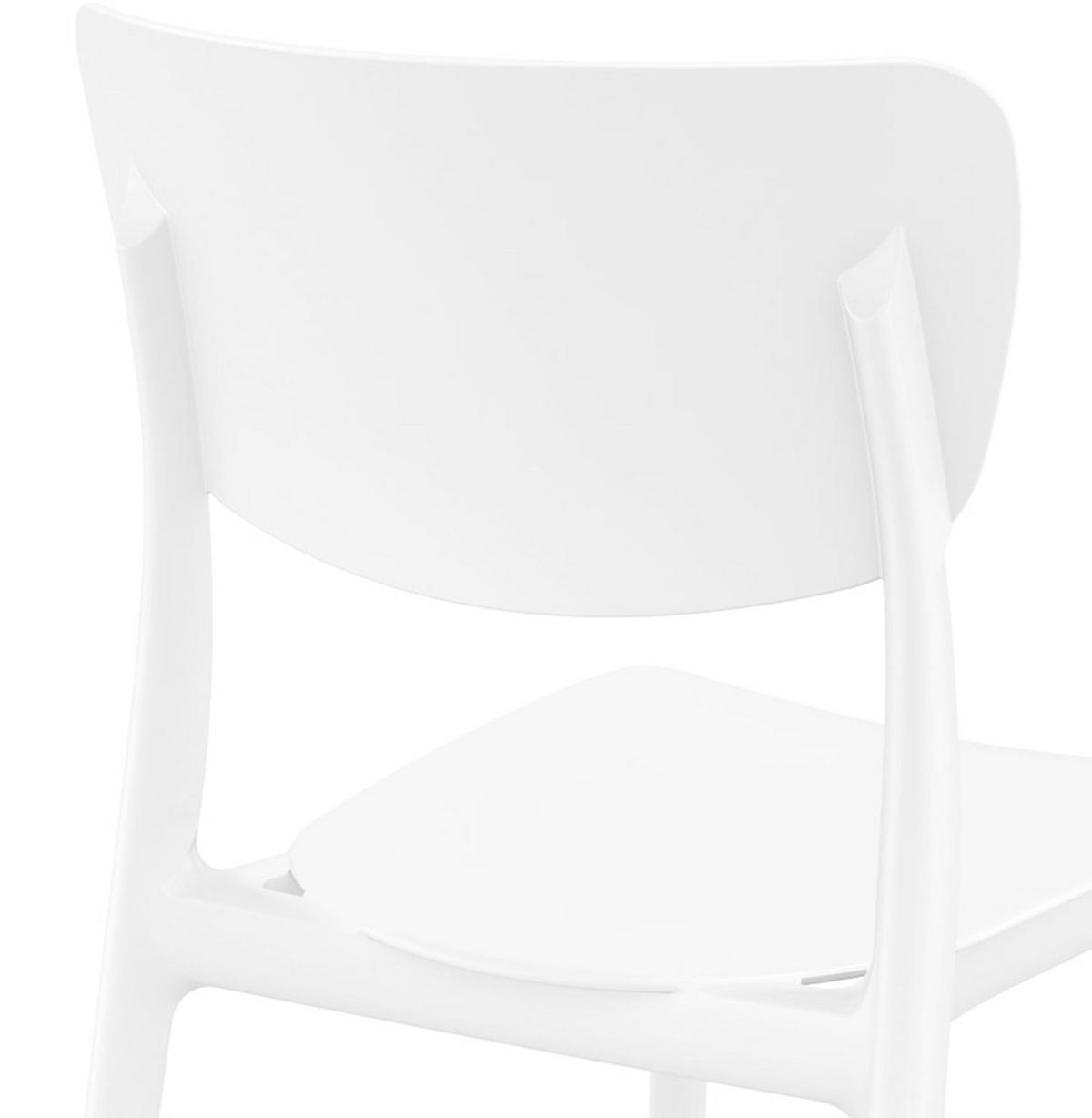 STUHL OMA Weiß - Weiß, Kunststoff (39/82/45cm) - Légia Home