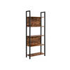 BÜCHERREGAL STANDREGAL - Braun, Holzwerkstoff (24/165/62cm) - Hansiro
