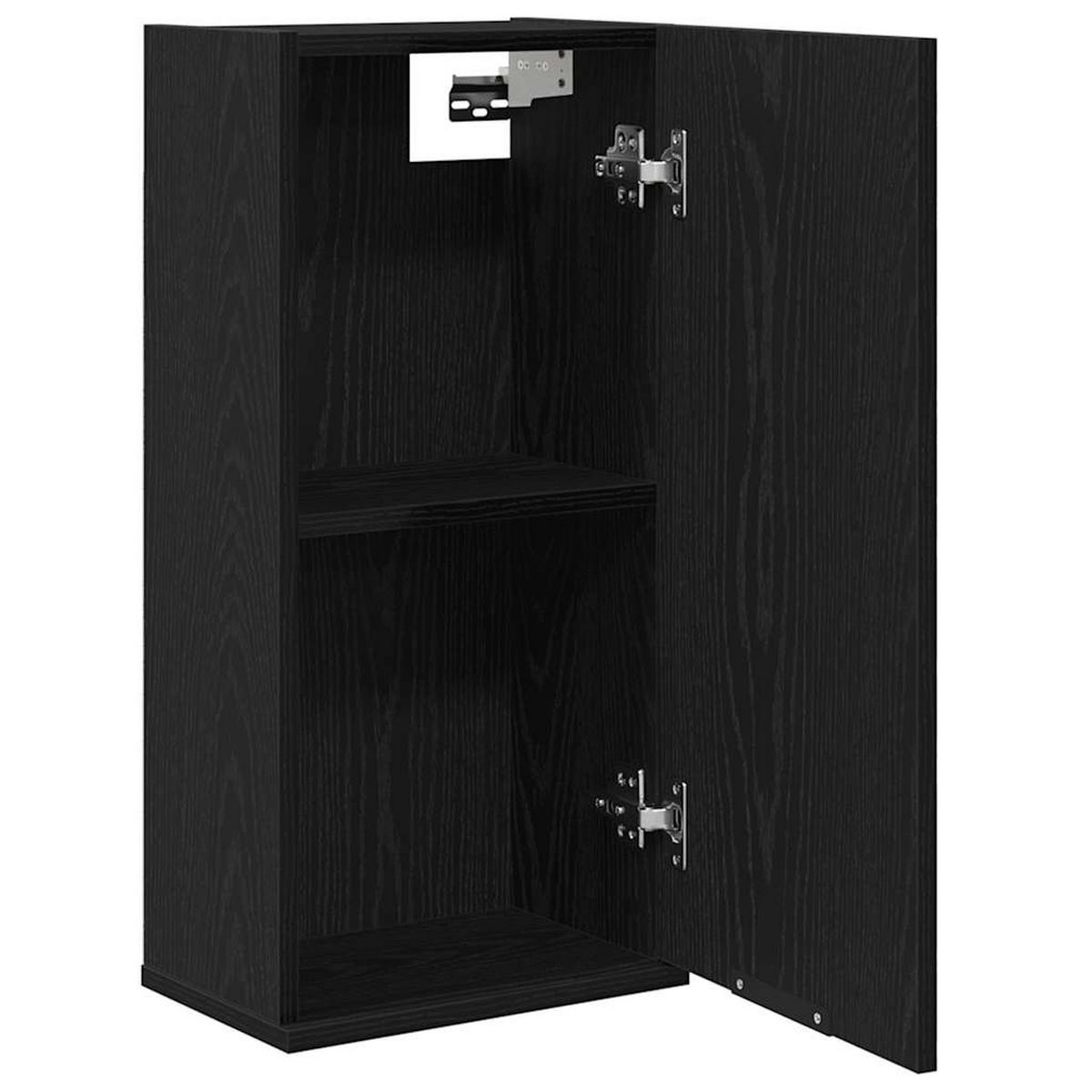 WANDSCHRANK Schwarze Eiche 32/20/67 Cm Holzwerkstoff - Schwarz, Holzwerkstoff (20/67/32cm) - vidaXL