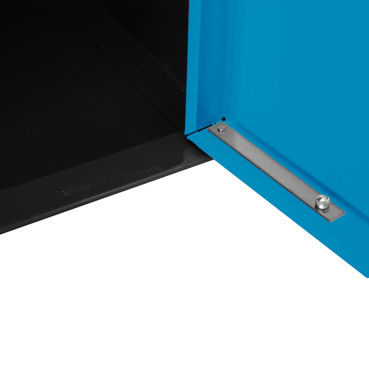 SCHLIESSFACHWÜRFEL 2x Blocky mit Drehriegelschloss für Vorhängeschloss 40x40x40cm Anthrazit/Lichtblau - Blau/Anthrazit, Metall (40/40/40cm) - PROREGAL