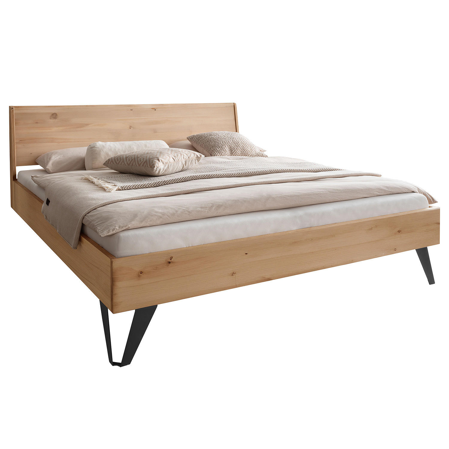 MASSIVHOLZBETT - Fichte - Fichtefarben, Holz (180/200cm) - home24
