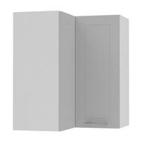 ECKHÄNGESCHRANK Kvantum W12/60 Dust Grey Matt / Weiß Matt 60 / 60 / 72cm - Weiß/Grau, Holz/Holzwerkstoff (60/72/60cm) - Feldmann-Wohnen