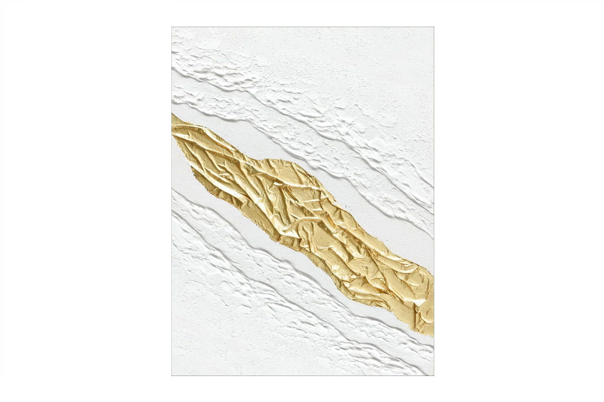 KUNSTLOFT RUČNĚ MALOVANÝ AKRYLOVÝ OBRAZ BÍLÝ, 60/90 CM