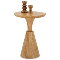 BEISTELLTISCH BHIMA natur - Naturfarben, Holz (40/40/56cm) - IDIMEX