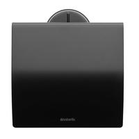 TOILETTENPAPIERHALTER, Edelstahl Schwarz - Schwarz, Metall (13.5/21.5/17.5cm) - Brabantia