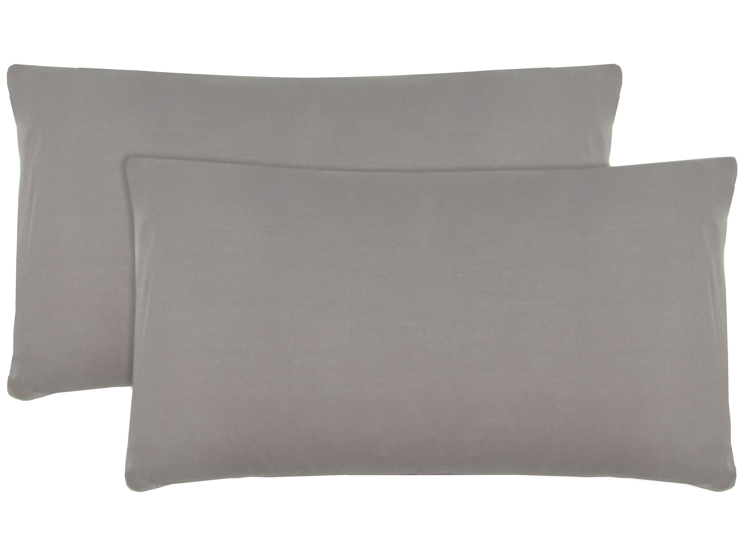 KISSENBEZUG, 2er-Set, 40x80 cm, 100% Baumwolle, Grau - Taupe, Textil (40/80cm) - Zollner