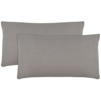 KISSENBEZUG, 2er-Set, 40x80 cm, 100% Baumwolle, Grau - Taupe, Textil (40/80cm) - Zollner
