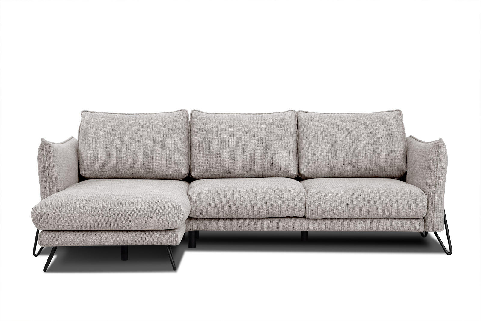 Wozimo Ecksofa Beige 269x158 cm