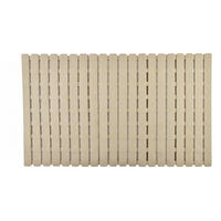 BADTEPPICH Zac Beige 70/40/2 cm Textilien - Beige, Textil (40/70cm) - Mondex