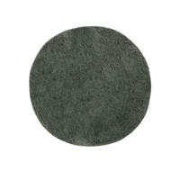 HOCHFLORTEPPICH Soho Hellgrün ø 80 cm rund - Hellgrün, Kunststoff (80/80cm) - benuta