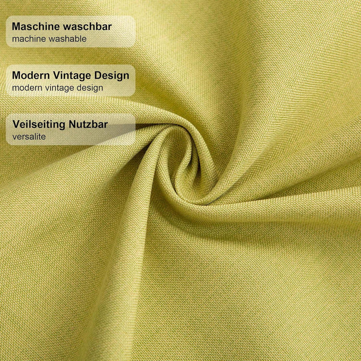 TISCHLÄUFER modern abwaschbar, wasserabweisend, Lotuseffekt, 40x180 cm, Grün - Grün, Textil (40/180cm)