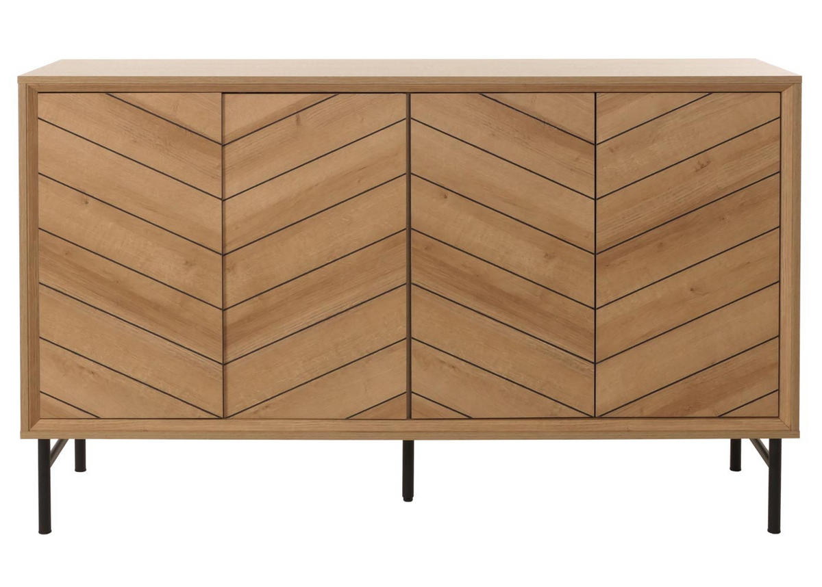 SIDEBOARD Beige - Beige, Holz (151/94/40cm) - MCW
