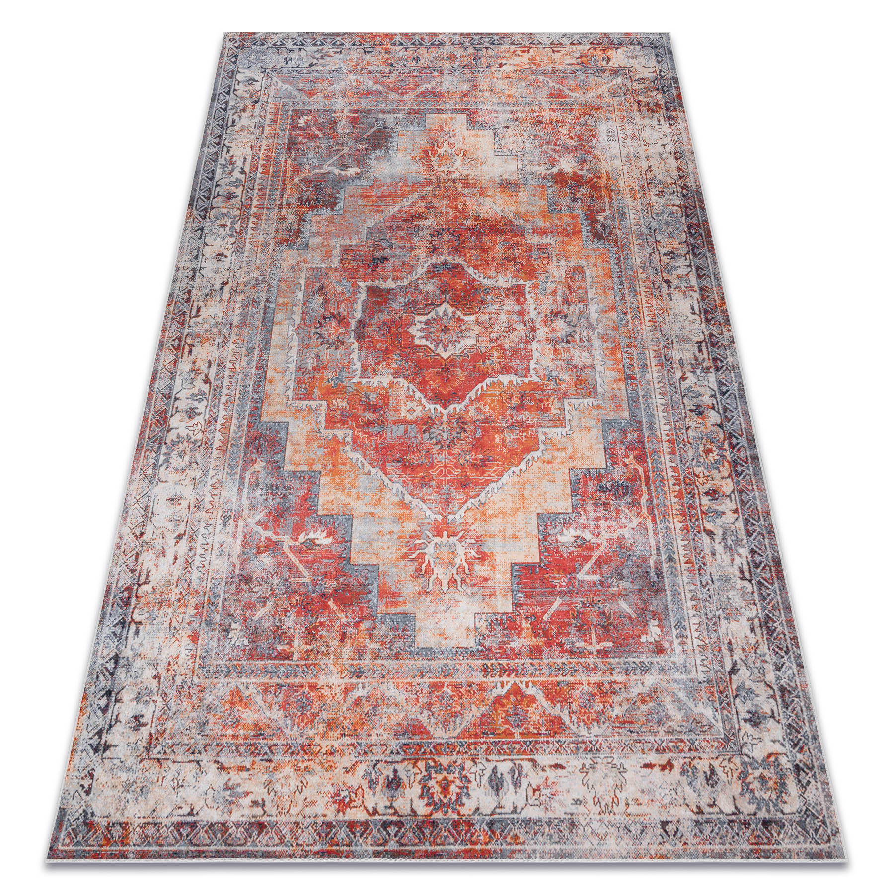 TEPPICH Andre 120/170 cm - Rot, Textil (120/170cm) - rugsX
