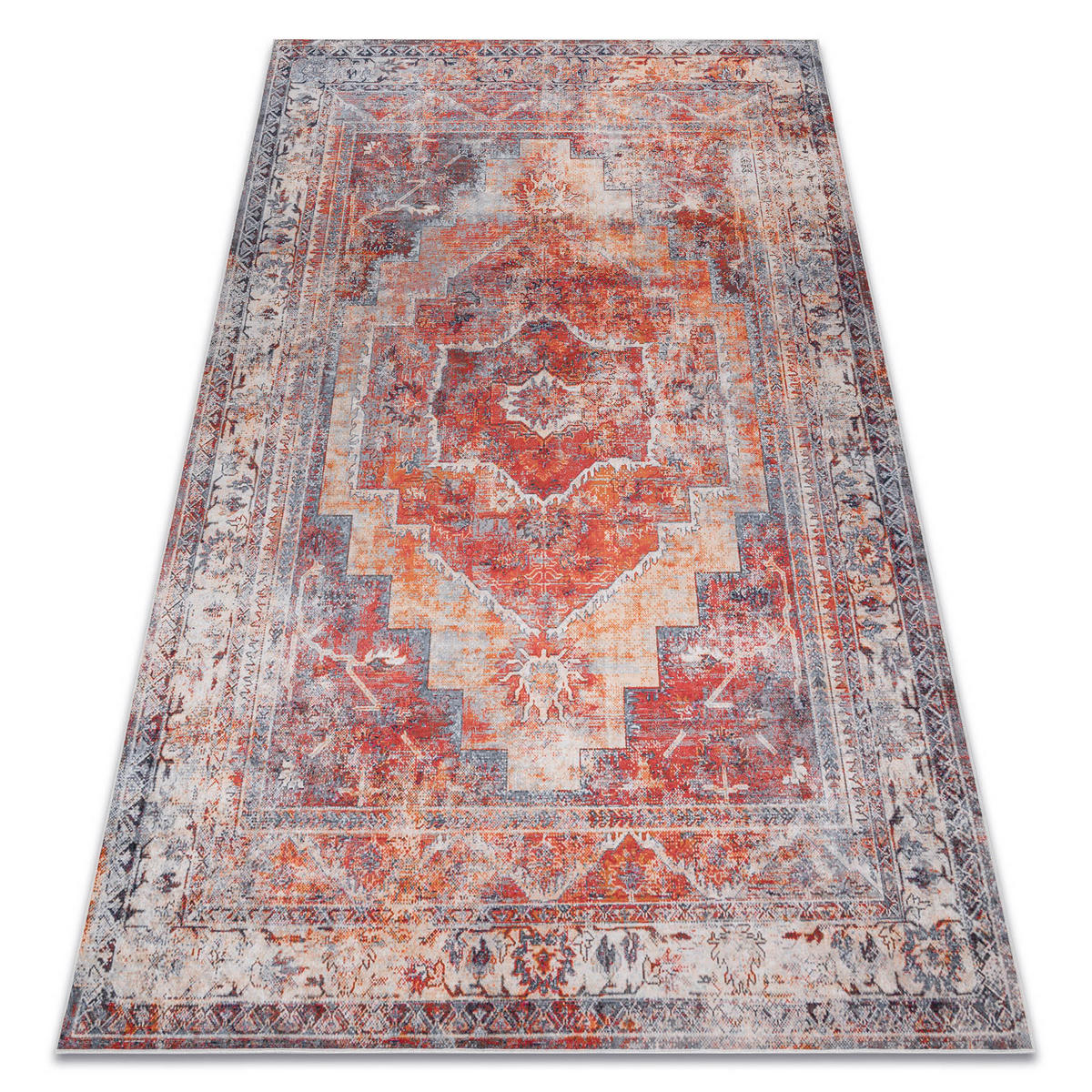 TEPPICH Andre 120/170 cm - Rot, Textil (120/170cm) - rugsX