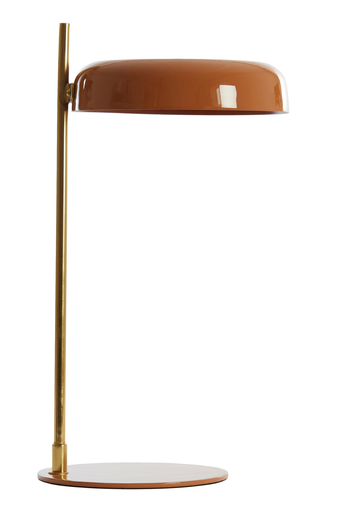 TISCHLAMPE Maleka Orange Ø22/47 cm - Orange, Metall (22/22/47cm) - Light & Living