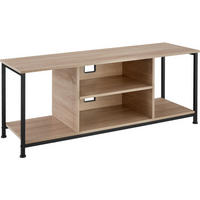 TV-REGAL Denver,120 x 40 x 50,5 cm,Industrial Holz hell, Eiche Sonoma - Naturfarben, Holzwerkstoff (40/50.5/120cm) - tectake