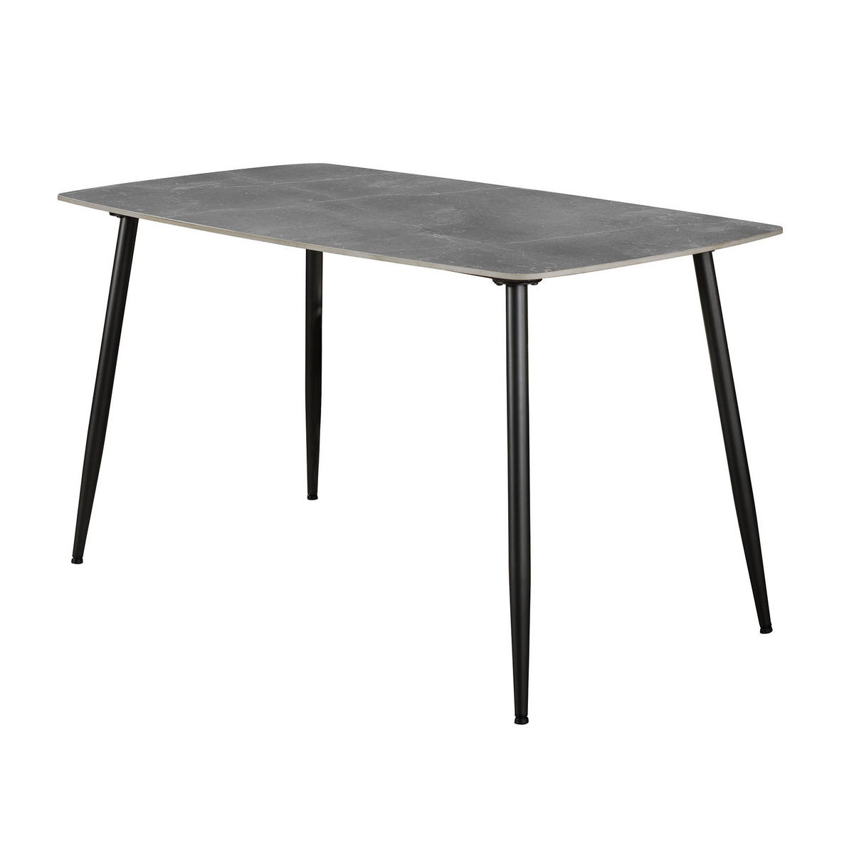 ESSTISCH Cera Grau 80/140/77 cm - Grau, Keramik (80/140/77cm) - Hoyz Collection