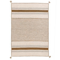 NATUR TEPPICH KELIM NAVARRO - Currygelb, Textil (140/200cm) - Pergamon