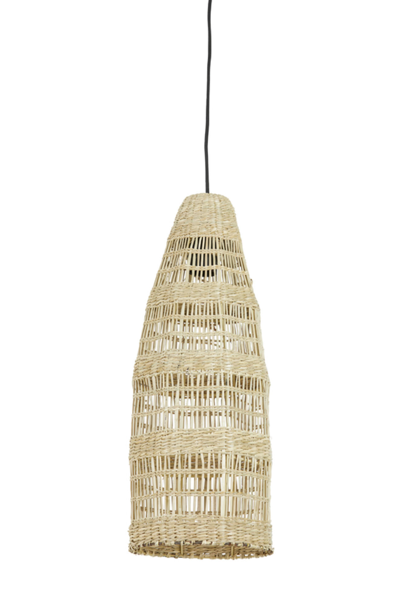 HÄNGELAMPE Latika Braun Ø20/52 cm - Braun, Holz (20/20/52cm) - Light & Living