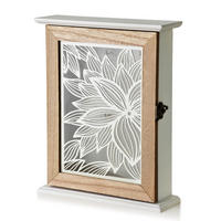 SCHLÜSSELHALTER Stacy beige 20x6x24,5 cm Holz - Beige, Holz (20/24.5/6cm) - Mondex