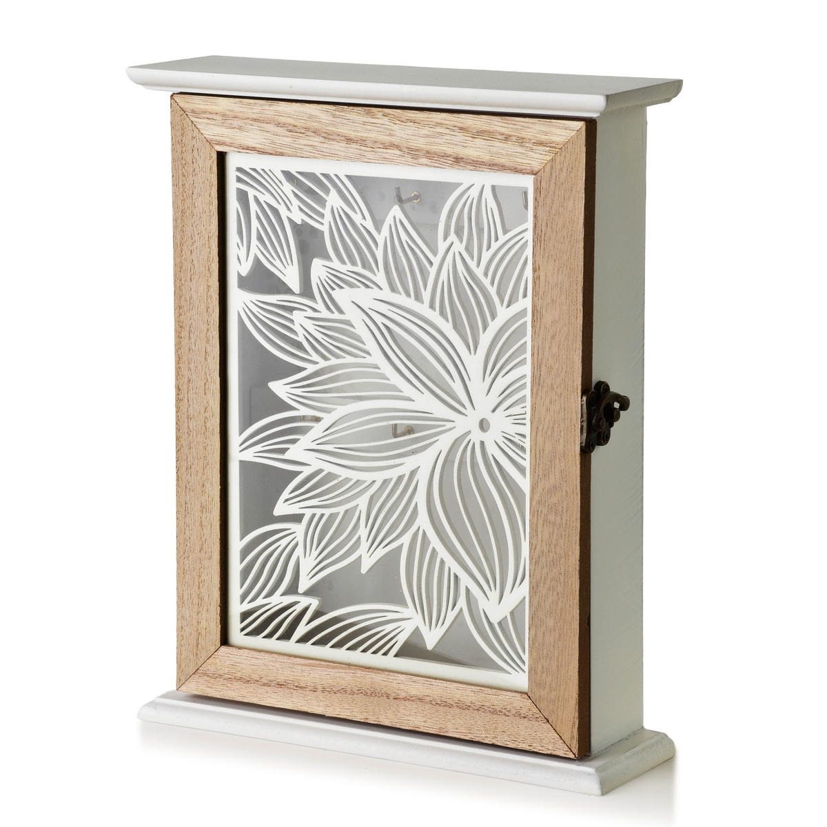 SCHLÜSSELHALTER Stacy beige 20x6x24,5 cm Holz - Beige, Holz (20/24.5/6cm) - Mondex