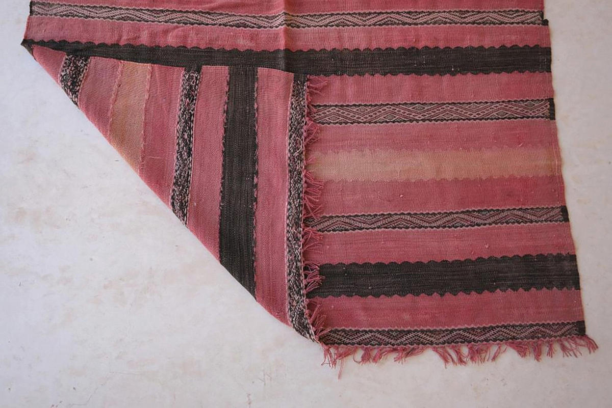 BERBERTEPPICH aus reiner Wolle 144x 253 cm - Pink, Naturmaterialien (144/253cm) - AFK Living