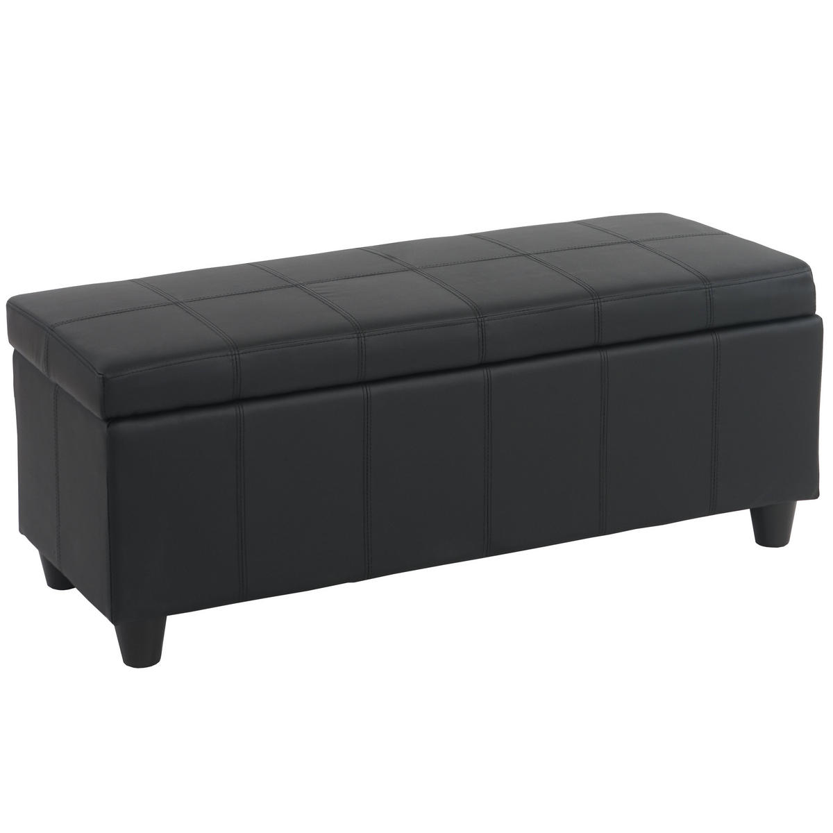 AUFBEWAHRUNGS-TRUHE Schwarz - Schwarz, Textil (114/45/45cm) - MCW