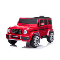 KINDERELEKTROAUTO SUV Mercedes AMG rot G63 Radio Vierradfederung MP3 - Rot, Kunststoff (106/62/54cm) - Chipolino