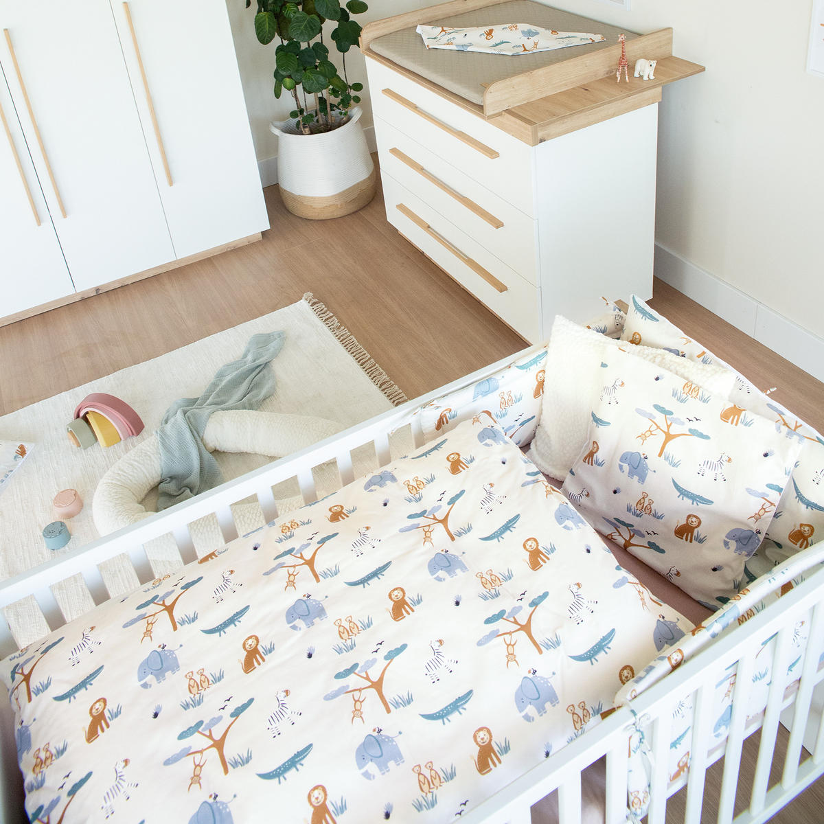 KOMBI-KINDERBETT 70 x 140 cm Lumo - Weiß, Holz - Roba