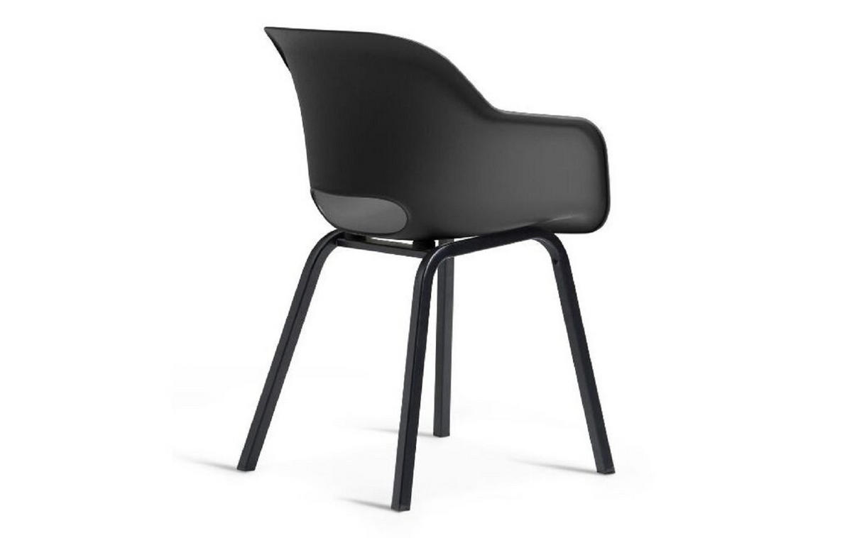 GARTENSTUHL Noa 2er-Set - Schwarz, Kunststoff (57/55cm) - Keter