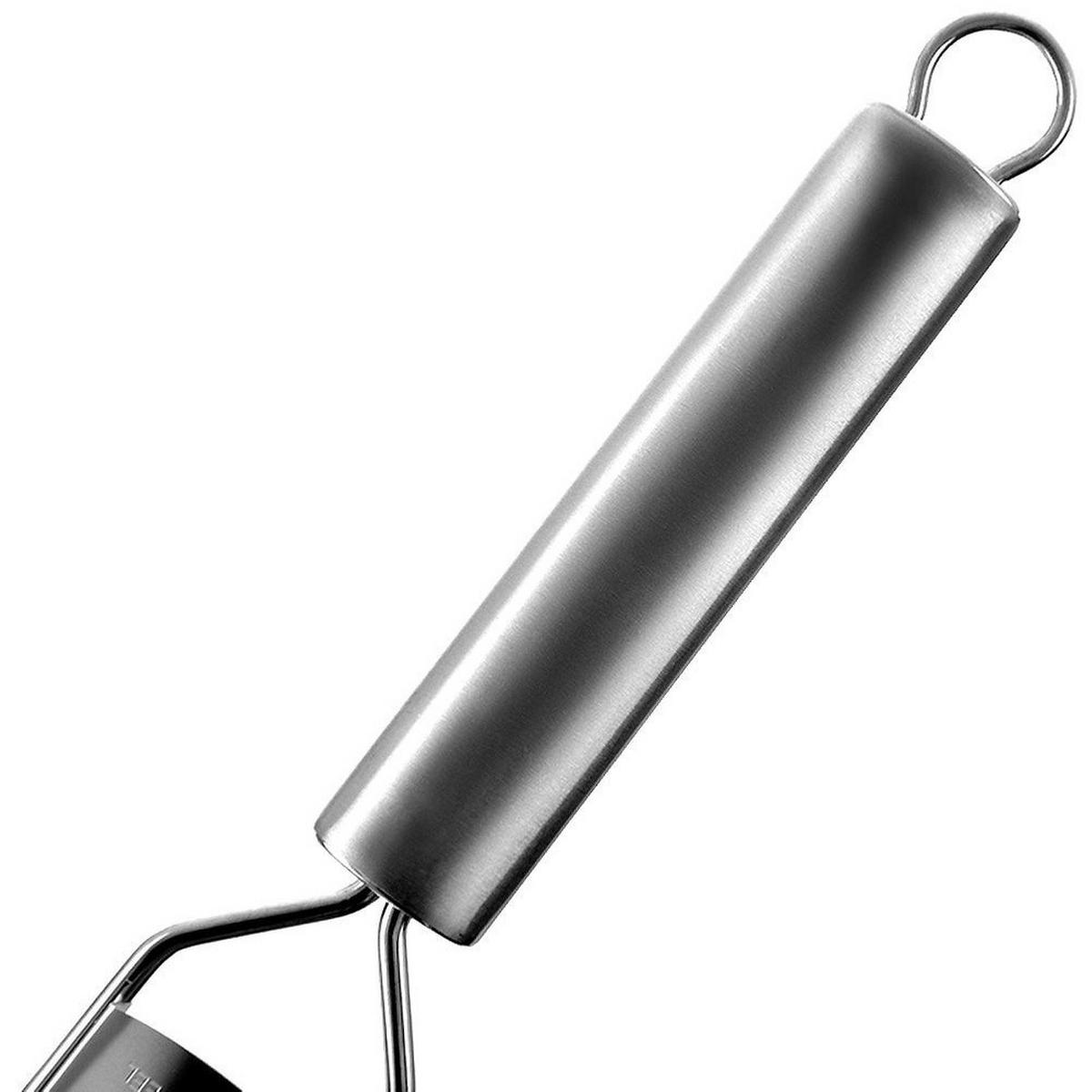 KÜCHENREIBE Flachstahl 38 cm - Silberfarben, Metall (4/38/1.5cm) - Orion 