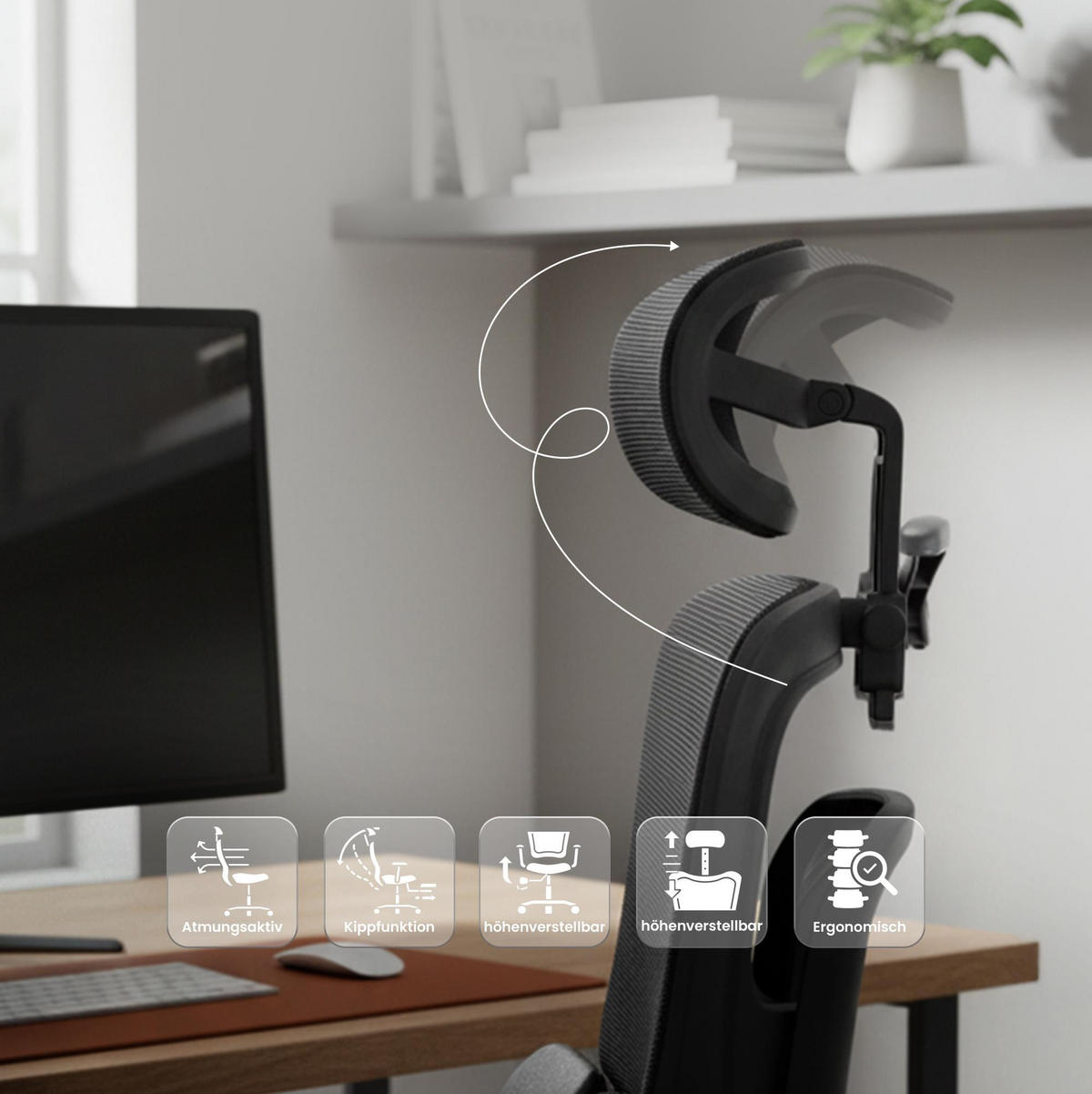 CHEFSESSEL Stoff Schwarz - Chromfarben/Schwarz, Textil/Metall (67/120/66cm) - CLP