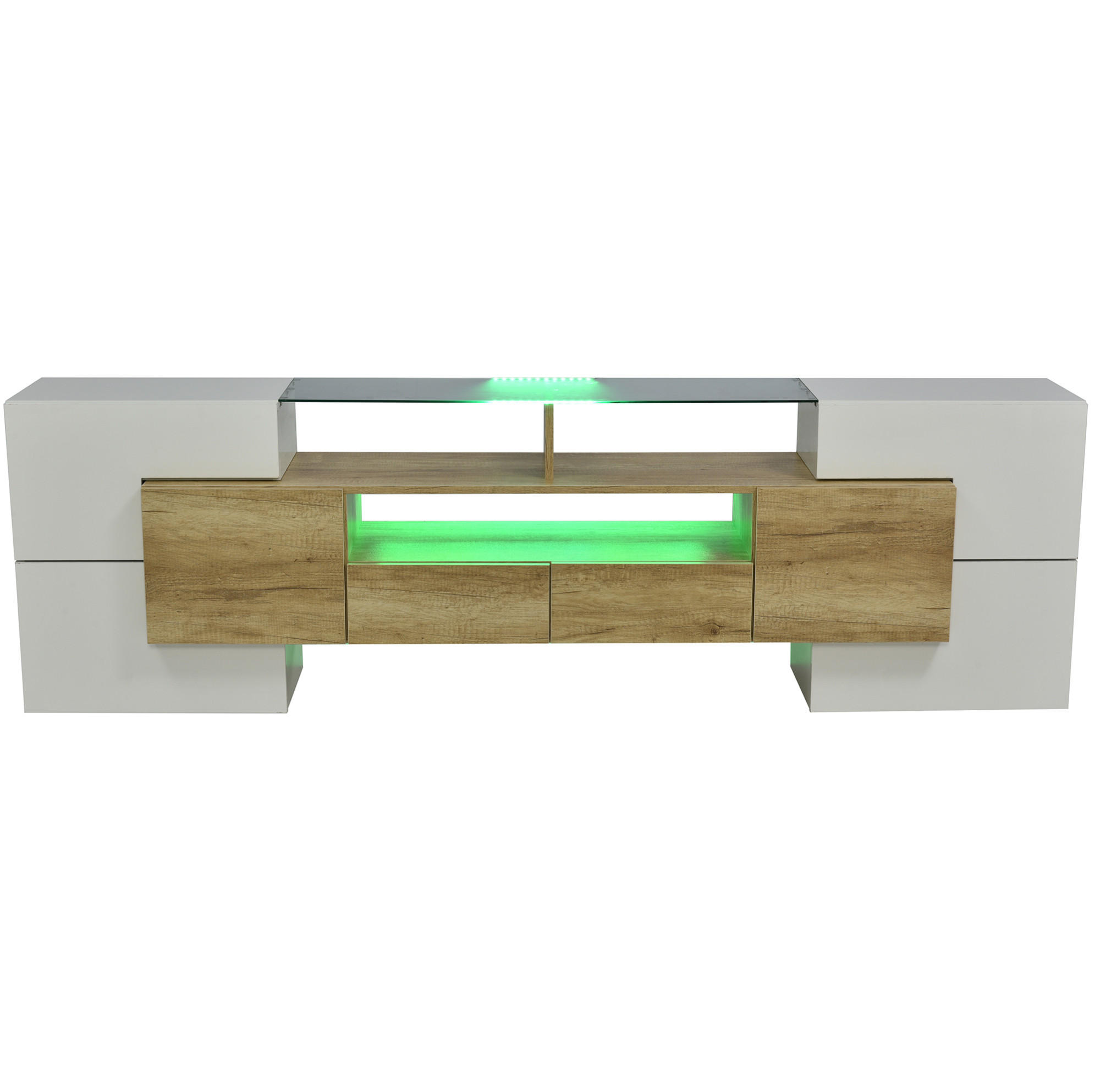 Ivmeu Tv-Lowboard Weiß 200x60x35 cm
