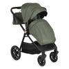 KOMBIKINDERWAGEN 2 in 1 Celebrity grün Stoßdämpfer PU-Rollen Wickeltasche - Grün, Metall (96/60/100cm) - Cangaroo