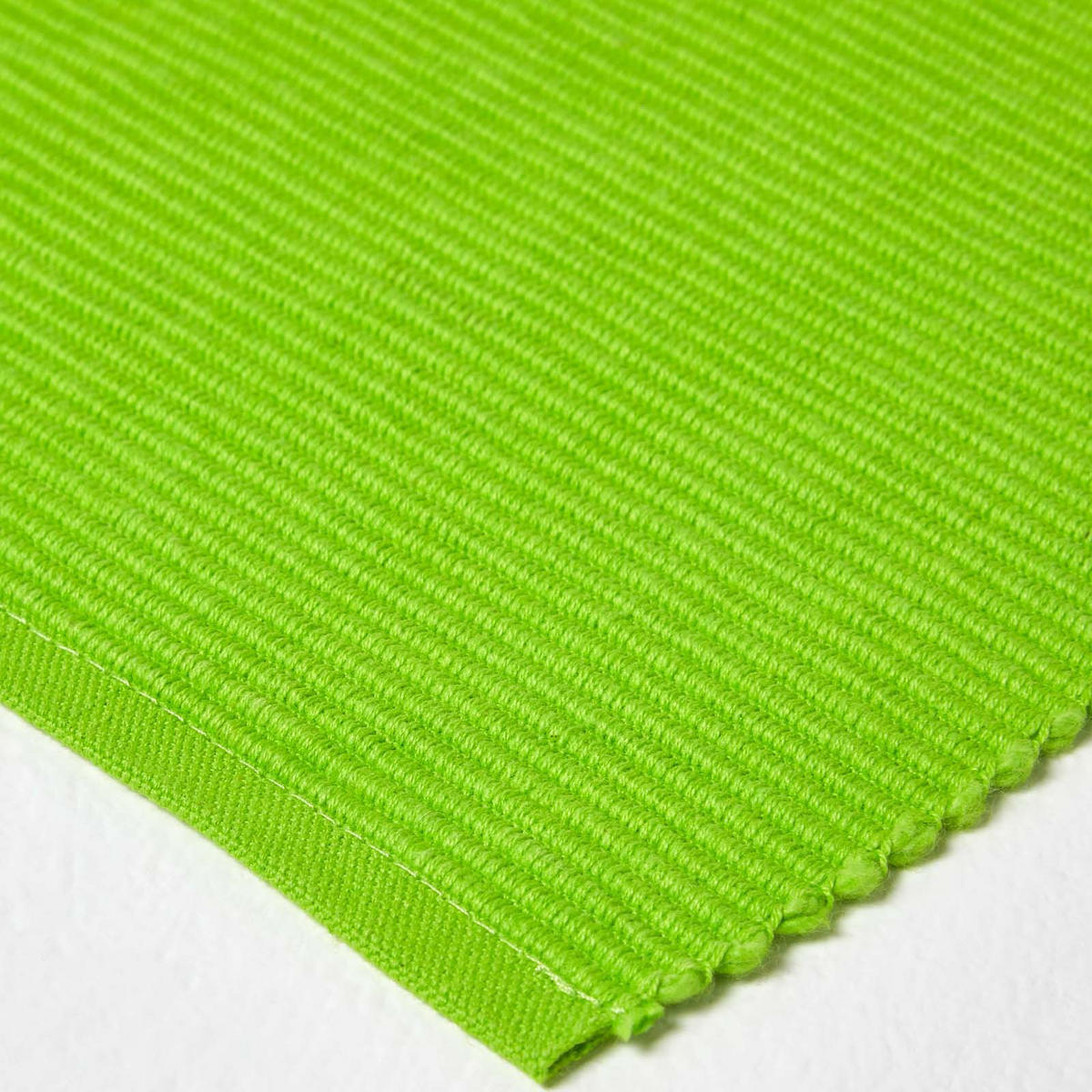 TISCHSET limette im 2er-Set 33/50 cm, 100% Baumwolle - Limette, Textil (33/50cm) - Homescapes