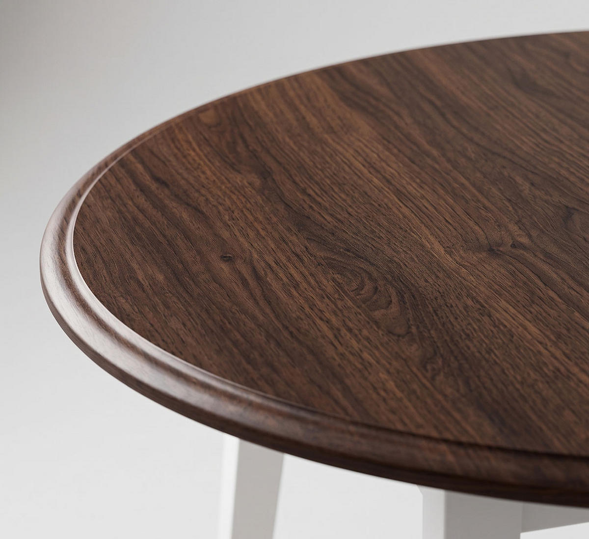 ESSTISCH Belluno Elegante Kiefer weiß (RAL9010) lackiert / Kiefer gebeizt, Nussbaumfarben 110-210 / 110 / 74,5cm - Nussbaumfarben/Weiß, Holz (110/210/75cm) - Feldmann-Wohnen