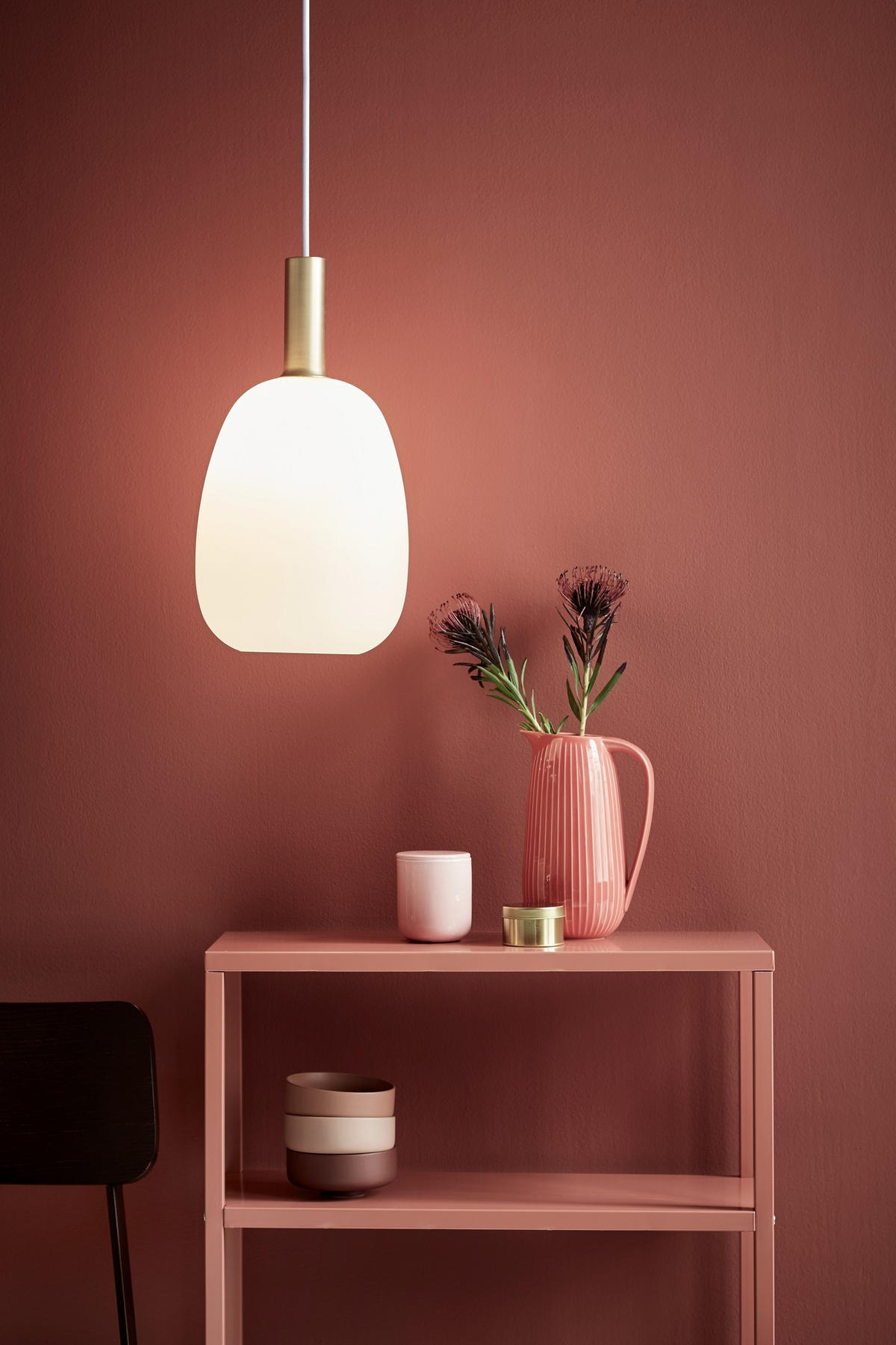 HÄNGELEUCHTE Alton - Weiß - 43 cm - Weiß, Glas (43/23/43cm) - Nordlux