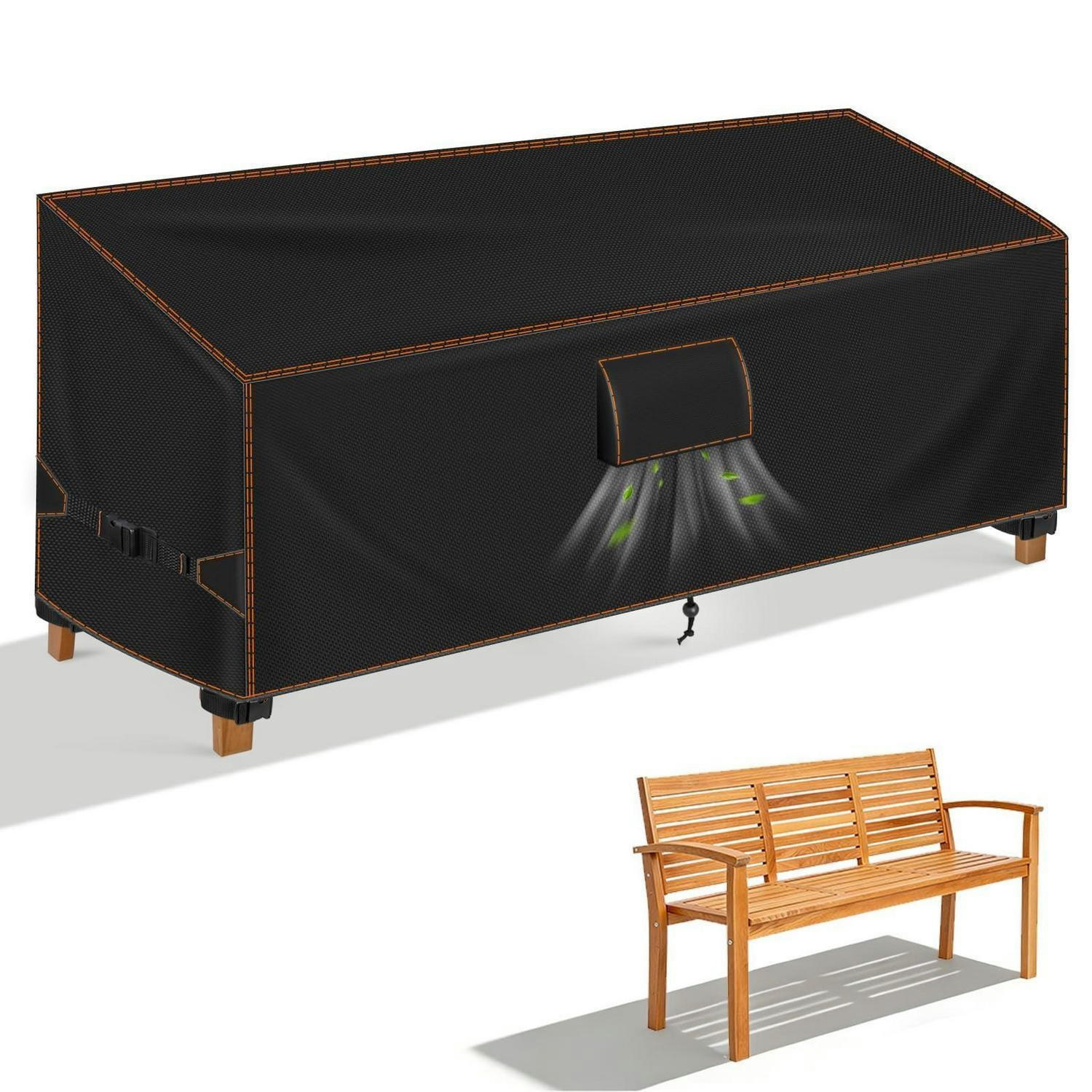 XXXLutz Gartenbank Schwarz 63x70x133 cm